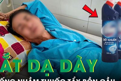Uống nhầm thuốc tẩy bồn cầu, người đàn ông phải cắt bỏ dạ dày