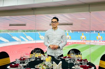 Tiệc fine dining ở sân Mỹ Đình xem trọn chiến thắng của Việt Nam