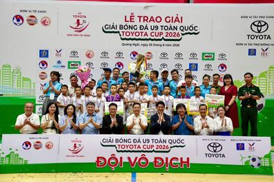 U9 HVL Sơn La lần đầu vô địch U9 toàn quốc