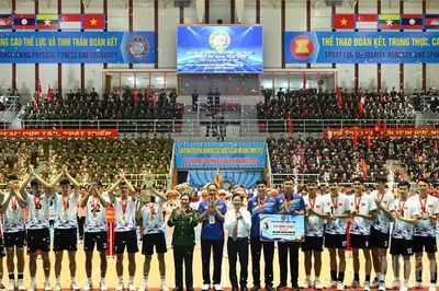 Bế mạc Giải bóng chuyền Quân đội các nước ASEAN mở rộng năm 2026