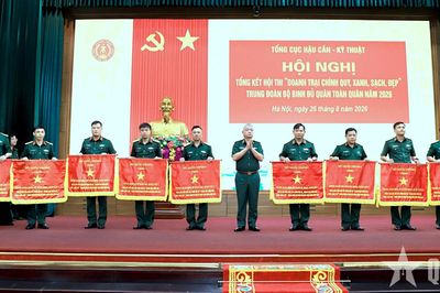 Tổng kết Hội thi doanh trại toàn quân năm 2026