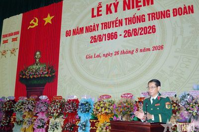 Trung đoàn 866 (Sư đoàn 31, Quân đoàn 34) kỷ niệm 60 năm Ngày truyền thống