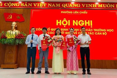 Phường Liên Chiểu công bố quyết định thành lập 5 trường học sau sắp xếp