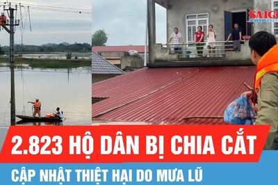 Đến sáng 26-8, còn 3.746 ngôi nhà bị ngập trong lũ