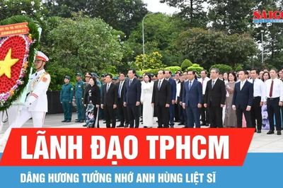 Lãnh đạo TPHCM dâng hương tưởng nhớ Anh hùng liệt sĩ