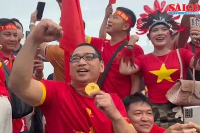 Sân Mỹ Đình 'nóng' trước giờ G trận Việt Nam - Thái Lan