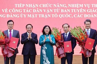Bộ Chính trị, Ban Bí thư điều động, chỉ định 3 Phó Bí thư Đảng ủy MTTQ, các đoàn thể Trung ương