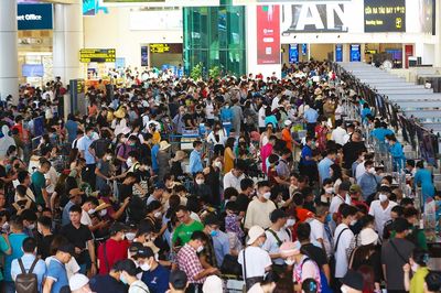 Dự kiến 125.000 khách qua sân bay Nội Bài vào ngày cao điểm nghỉ lễ 2/9