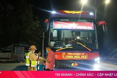 Từ hôm nay, tổng kiểm soát xe khách, xe tải trên toàn quốc