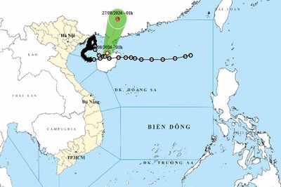 Thời tiết ngày 26/8: Bão số 4 suy yếu thành áp thấp nhiệt đới, Bắc Bộ mưa to cục bộ