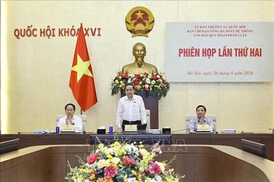 Chủ tịch Quốc hội chủ trì Phiên họp lần thứ hai Ban Chỉ đạo Tổng rà soát hệ thống văn bản quy phạm pháp luật
