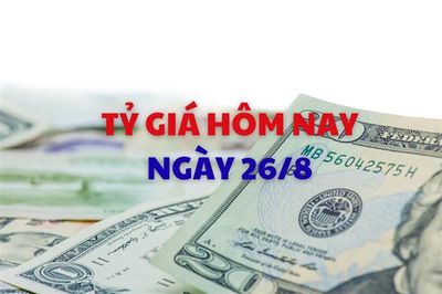 Tỷ giá hôm nay 26/8: Ngân hàng đồng loạt hạ giá USD và NDT