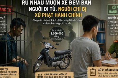 Cùng nhau phạm tội, người đi tù, người chỉ bị phạt hành chính