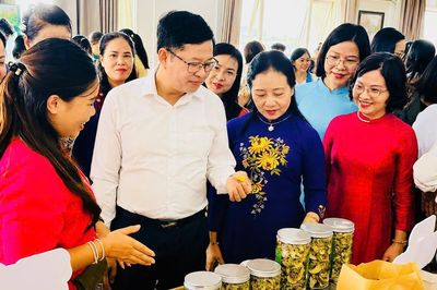 Livestream kết nối tiêu thụ, nâng tầm sản phẩm OCOP của phụ nữ Thái Nguyên