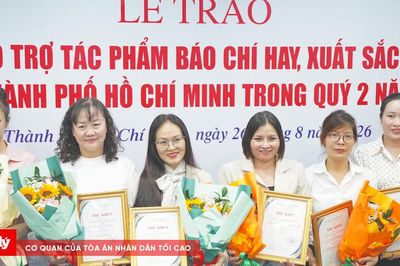Báo Công lý có 2 tác phẩm báo chí hay, xuất sắc viết về TP.HCM