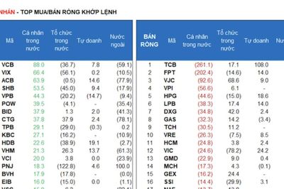 Nhà đầu tư cá nhân bất ngờ bán ròng phiên VN-Index đột phá ngưỡng 1800 điểm