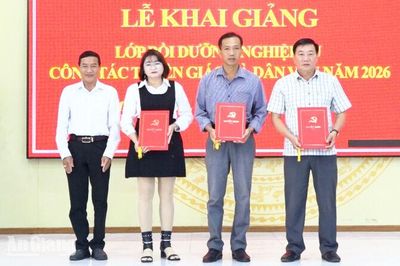 87 cán bộ, đảng viên cập nhật kỹ năng tuyên giáo, dân vận ở cơ sở