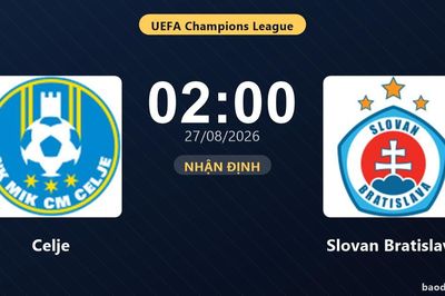 Nhận định Celje vs Slovan Bratislava: Lượt về quyết định việc đi tiếp