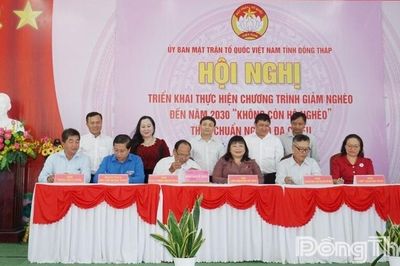 Đồng Tháp phấn đấu đến năm 2030 không còn hộ nghèo