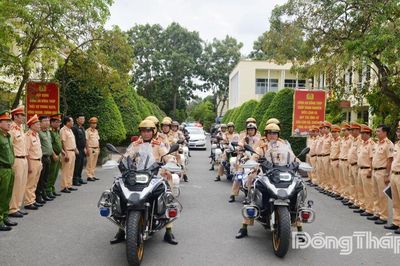 Đồng Tháp: Ra quân cao điểm tổng kiểm soát, xử lý vi phạm giao thông đối với phương tiện kinh doanh vận tải