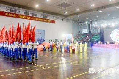 Tổng duyệt Lễ Khai mạc Đại hội Thể dục thể thao tỉnh Đồng Tháp lần thứ I