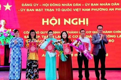 Phường An Phú kiện toàn tổ chức, cán bộ các phòng chuyên môn và trường học