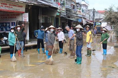 Thất Khê chung sức dựng lại nhịp sống sau bão