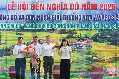 Nghĩa Đô vinh dự đón nhận Giải thưởng Du lịch Việt Nam với danh hiệu “Làng du lịch hàng đầu năm 2025”