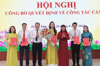 Phường Trung Tâm giảm từ 10 đơn vị trường học công lập còn 4 trường sau sắp xếp