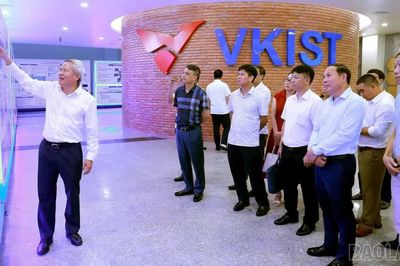 Đoàn công tác tỉnh Lào Cai thăm và làm việc với Viện Khoa học và Công nghệ Việt Nam - Hàn Quốc