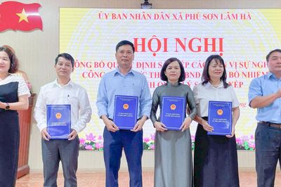 Xã Phú Sơn Lâm Hà kiện toàn tổ chức các cơ sở giáo dục