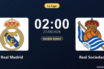 Nhận định Real Madrid vs Real Sociedad: Chủ nhà nối dài mạch thăng hoa?