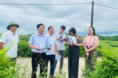 Khảo sát công tác quản lý đất đai tại xã Đại Từ