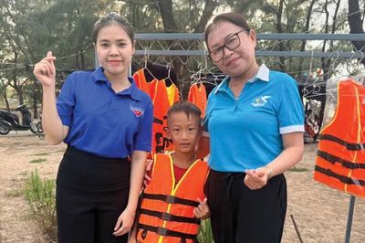 'Điểm mượn áo phao miễn phí' giúp phòng, chống đuối nước