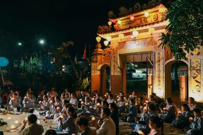 Đêm thiền trà 'Thương cha chí lớn chưa thành' lắng đọng mùa Vu lan tại chùa Bình Quang (Gia Lai)