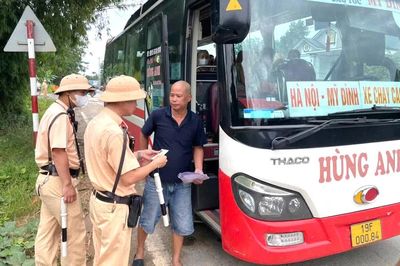 Ngày đầu tổng kiểm soát vận tải, Phú Thọ xử lý 92 trường hợp vi phạm