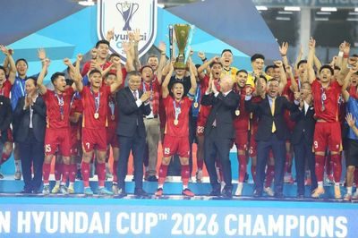Đội tuyển Việt Nam được thưởng hơn 28 tỷ đồng sau chức vô địch AFF Cup 2026