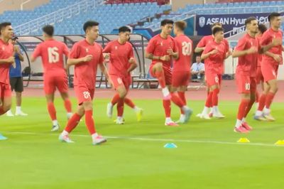Đội tuyển Việt Nam hứng khởi trước trận quyết đấu