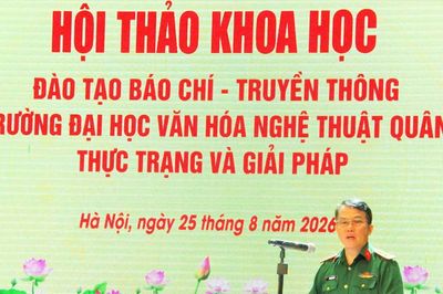 Đào tạo báo chí quân sự trong kỷ nguyên số: Từ thực tiễn đến bước chuyển bản lĩnh của Trường Đại học Văn hóa Nghệ thuật Quân đội