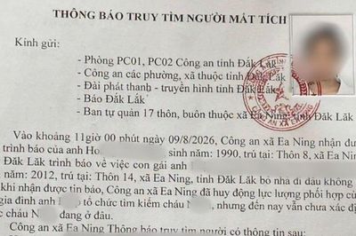 Bé gái 14 tuổi ở Đắk Lắk để lại thư tay rồi mất tích, 16 ngày sau được phát hiện tại nhà dân ở Đồng Tháp