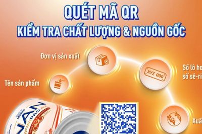Quét mã QR để biết nguồn gốc từng lon sữa