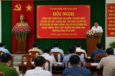 Ea Kiết thành lập Ban Chỉ đạo triển khai Chiến dịch '30 ngày đêm' số hóa dữ liệu sầu riêng