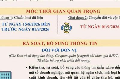 Từ 1-9-2026, sử dụng số định danh cá nhân, Căn cước công dân thay thế mã số bảo hiểm xã hội