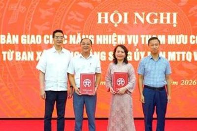 Phường Từ Liêm bàn giao chức năng tham mưu công tác dân vận