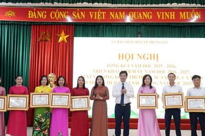 Xã Trung Giã đạt nhiều thành tích nổi bật trong giáo dục