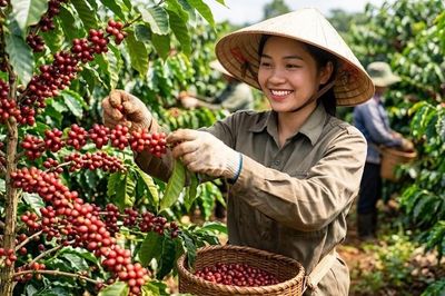 Giá cà phê hôm nay 27.8.2026 giảm trở lại, cao nhất 97.200 đồng/kg