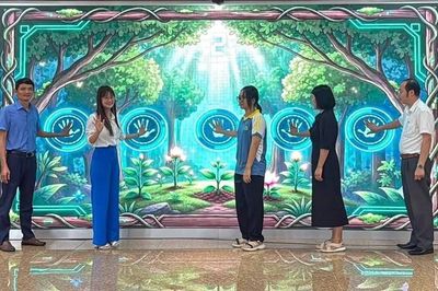 Thiếu nhi Lào Cai gửi thông điệp sống xanh qua những bức tranh