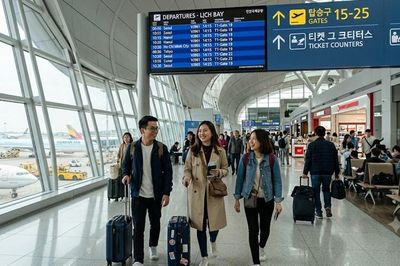 Du khách quốc tế đến Hàn Quốc ngày càng tăng qua các sân bay khu vực