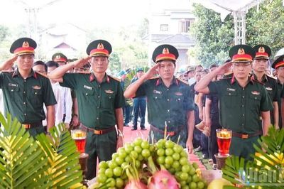 Lào Cai cất bốc bốn hài cốt liệt sĩ chưa xác định được danh tính