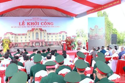 Cà Mau xây dựng trụ sở mới của Bộ Chỉ huy quân sự tỉnh